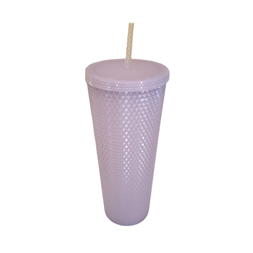 Starbucks Icy White Lilac Diamond Studded Tumbler Holiday 2021 NEW Venti… - Picture 4 of 8